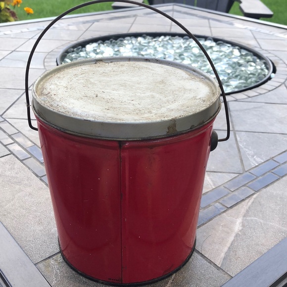 deckers Other Antique Decker Lard Tin With Lid And Handle Poshmark